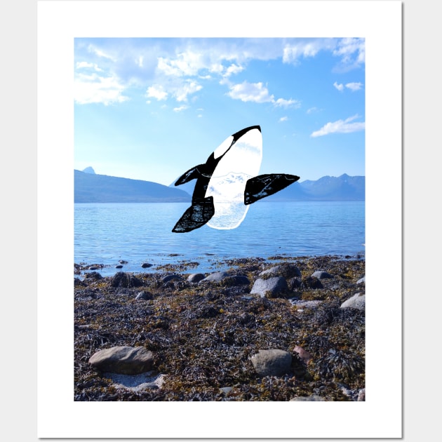 Emerging Orca Wall Art by Le Meyer DIGI DESIGNS